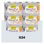 24x GimCat Kattenvoer Nat ShinyCat Filets in Jelly  Kip