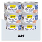 24x GimCat Kattenvoer Nat ShinyCat Filets in Jelly  Tonijn - 30.75 euro