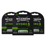 3x Wilkinson Hydro 3  Navulmesjes - 29.86 euro