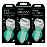 3x Wilkinson Intuition 2in1 Soap and Shave  Scheersysteem + Navulmesjes