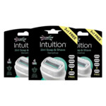 3x Wilkinson Intuition 2in1 Soap and Shave  Navulmesjes