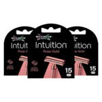 3x Wilkinson Intuition Rose Gold Navulmesjes