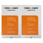 2x New Care Vitamine D3 25mcg - 27.94 euro