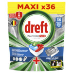 5x Dreft Vaatwastabletten Platinum Plus All In One Deep Clean - 89.49 euro