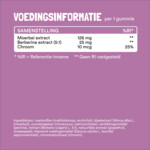 Yummygums Berberine Complex Vegan Suikervrij - 21.45 euro