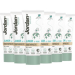 6x Jordan Tandpasta Green Clean Junior 6+