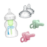 Fles & Fopspeen Roze/ Groen Pakket