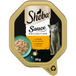 Sheba Kattenvoer Nat Sauce Collection Kalkoen in Witte Saus