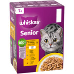 Whiskas Kattenvoer Nat Senior 7+ Gevogelte in Gelei Multipack