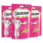 3x Catisfactions Kattensnack Rund