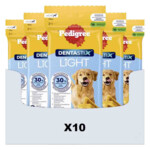 10x Pedigree Hondensnack Dentastix Light Large