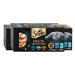 3x Sheba Kattenvoer Nat Filets Witte Vis in Saus Multipack
