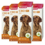 4x Beaphar Cbd-Olie Hond 5%