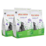 3x Almo Nature Kattenvoer Droog Intestinal Help Lam - 45.29 euro