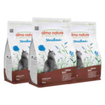 3x Almo Nature Kattenvoer Droog Sterilised Rund