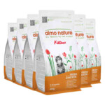 6x Almo Nature Kattenvoer Droog Life Maintenance Kitten Kip & Rijst