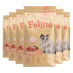 6x HobbyFirst Feline Kattenvoer Droog Adult Kip - 52.49 euro