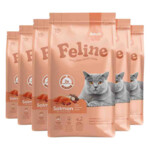 6x HobbyFirst Feline Kattenvoer Droog Adult Zalm