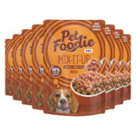8x PetFoodie Hondenvoer Nat Mix-It-Up Rund - 13.5 euro