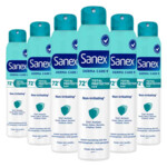 6x Sanex Deodorant Spray 5in1 Total Protection