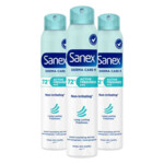 3x Sanex Deodorant Spray Active Freshness 72H - 14.38 euro