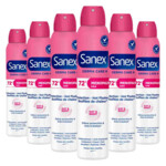 6x Sanex Deodorant Spray Derma Care+ Menopause