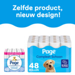 3x Page Toiletpapier Compleet Schoon 2-laags - 37.47 euro