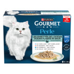 Gourmet Kattenvoer Nat Perle Ocean Flakes in Saus