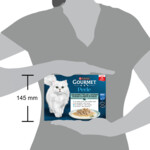 Gourmet Kattenvoer Nat Perle Ocean Flakes in Saus - 10.15 euro
