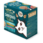 3x Lily's Kitchen Kattenvoer Nat Shredded Fillets Multipack 8x70 gr