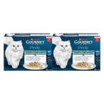 2x Gourmet Kattenvoer Nat Perle Ocean Flakes in Saus