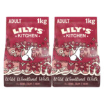 2x Lily's Kitchen Hondenvoer Droog Wild Woodland Walk Eend - Zalm - Hert