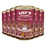 6x Lily's Kitchen Hondenvoer Nat Wild Campfire Stew Hert - Fazant - Zalm
