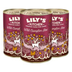 3x Lily's Kitchen Hondenvoer Nat Wild Campfire Stew Hert - Fazant - Zalm