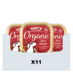 11x Lily's Kitchen Hondenvoer Nat Organic Supper Rund