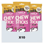 10x Lily's Kitchen Hondensnack Chew Sticks Rund