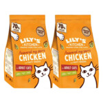2x Lily's Kitchen Kattenvoer Droog Adult Kip & Groenten - 26.7 euro