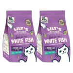 2x Lily's Kitchen Kattenvoer Droog Senior Witvis Kalkoen Forel - 26.54 euro