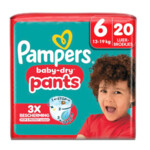 4x Pampers Baby Dry Luierbroekjes Maat 6 (13-19kg)