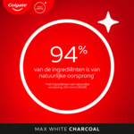12x Colgate Tandpasta Max White Active Charcoal - 54.49 euro