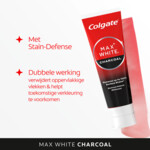 12x Colgate Tandpasta Max White Active Charcoal - 54.49 euro