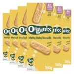 6x Organix Babykoekjes Smelt BIO - 17.45 euro