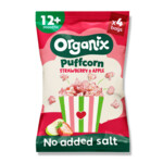 Organix Puffcorn Aardbei & Appel BIO - 3.49 euro