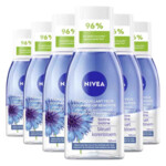 6x NIVEA Oogmake-Up Remover Double Effect Waterproof - 42.75 euro
