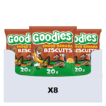 8x Goodies Kinderkoekjes Choco & Banaan