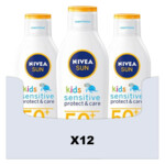 12x NIVEA Sun Sensitive Protect Baby & Kids Zonnebrand SPF 50+