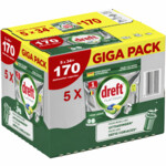 5x Dreft Vaatwastabletten Platinum All In One Citroen - 36.99 euro