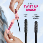 Bourjois Twist, Lift & Freeze Mascara 1 Black/Noir - 13.89 euro