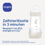 MAM Easy Start Anti-Colic Babyfles Lila 0+ mnd - 11.99 euro