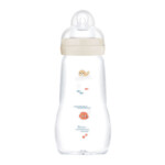 MAM Feel Good Glass Babyfles Beige 0+ mnd